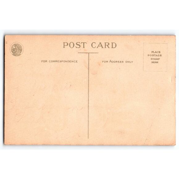 Ellen Clapsaddle Merry Halloween Postcard Boy JOL Lit Candles Wolf Series 31 - Picture 2 of 4